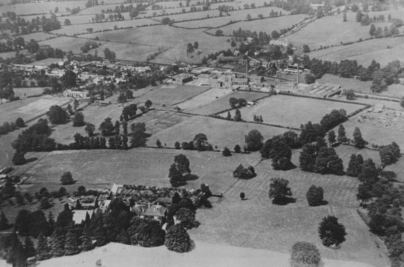 Norman Hill House, fields and mill, c1925 (courtesy David Evans collection)